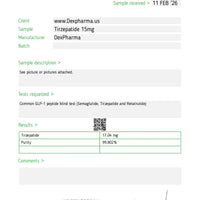 TIZERPATIDE 0,5ML/15MG - 4 FRASCOS
